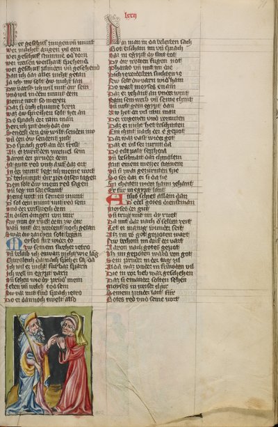 Moses before Aaron by Unknown artist