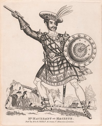 Mr. Macready as Macbeth by Unknown artist