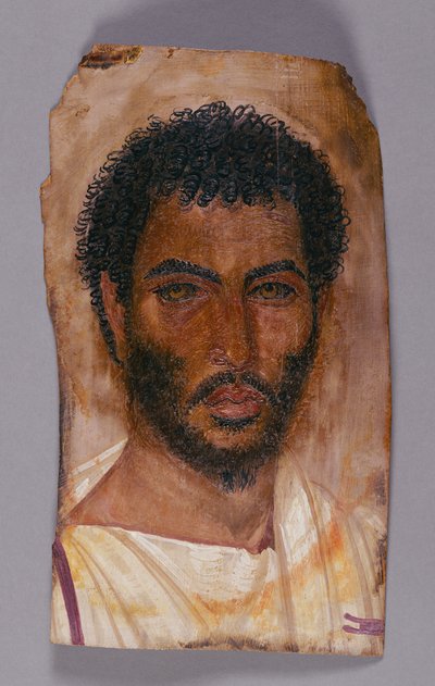 Mummy Portrait of a Bearded Man by Unknown artist