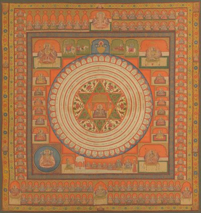 Mystical Diagram (Yantra) by Unknown artist