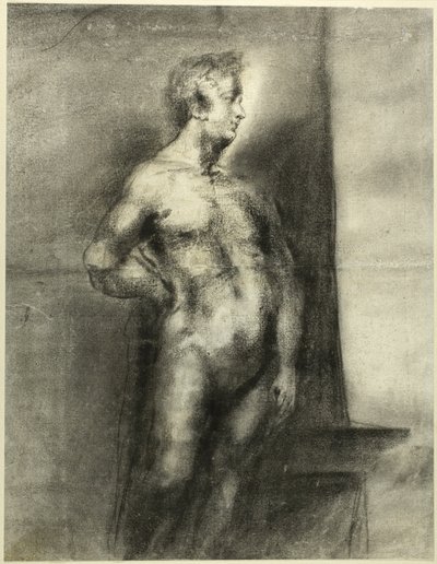 Nude Male Figure by Unknown artist