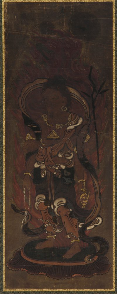 One of the twelve deva: Kwa-ten (Agni) by Unknown artist