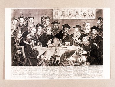 PROTESTANT REFORMATION: Luther, Melanchton, Calvin, Zwingli, etc by Unknown artist