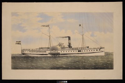 Paddle Steamer Gloria by Unknown artist
