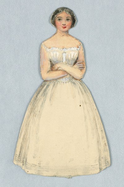 Paper Doll in Petticoats by Unknown artist