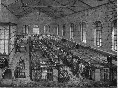 Paper making in the 19th century by Unknown artist