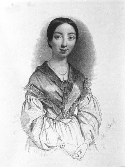 Pauline Viardot-Garcia (1821-1910), French singer. by Unknown artist