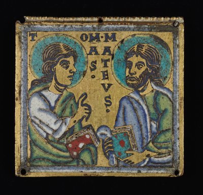 Plaque: Thomas and Matthew by Unknown artist