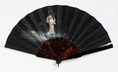 Pleated fan by Unknown artist