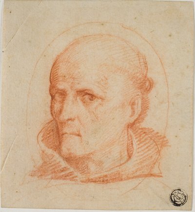 Portrait Head of Franciscan Monk by Unknown artist