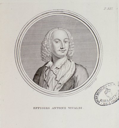 Portrait of Antonio Vivaldi by Unknown artist