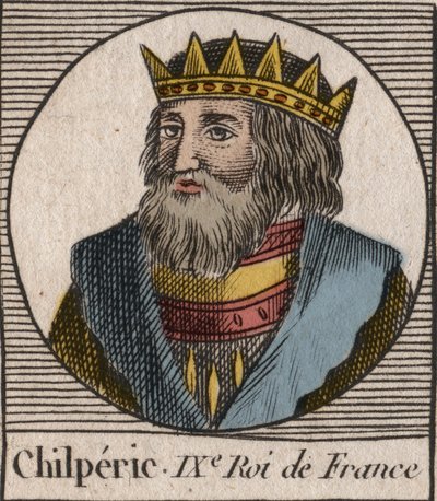 Portrait of Chilperic I by Unknown artist