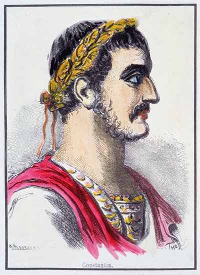 Portrait of Constantine, Roman Emperor by Unknown artist