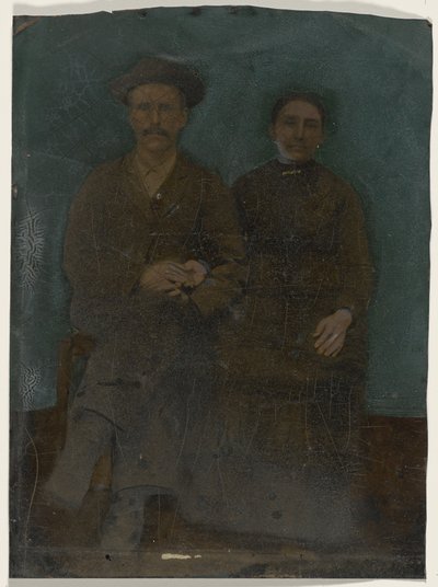 Portrait of couple by Unknown artist