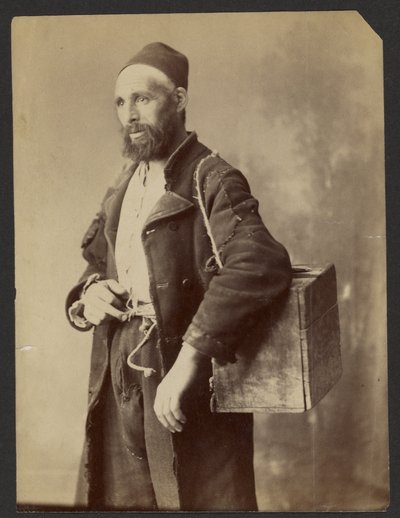 Portrait of Man Wearing Fez by Unknown artist