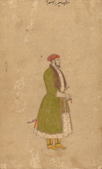 Portrait of the Courtier Mirza Muizz by Unknown artist
