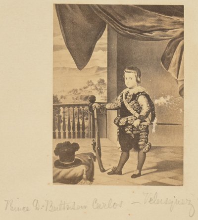 Prince Balthasar Carlos - Velázquez by Unknown artist