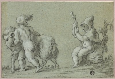 Putti as Goatherds by Unknown artist
