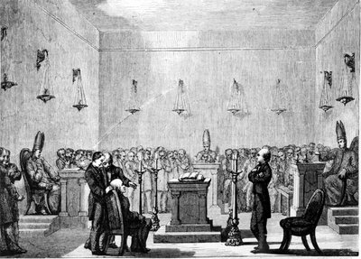 Reception of a Mormon neophyte by Unknown artist