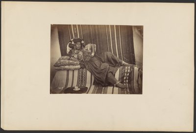Reclining Algerian Odalisque, Ouled Nail Tribe by Unknown artist