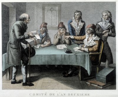 Revolutionary Committee of the Year II (1794) by Unknown artist