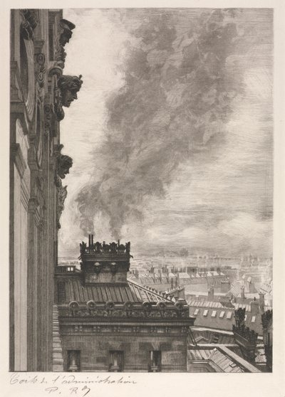 Rooftops of the Administration Building by Unknown artist