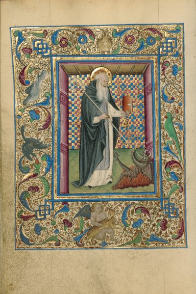 Saint Anthony Constraining a Devil by Unknown artist