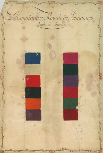 Sample Sheet by Unknown artist