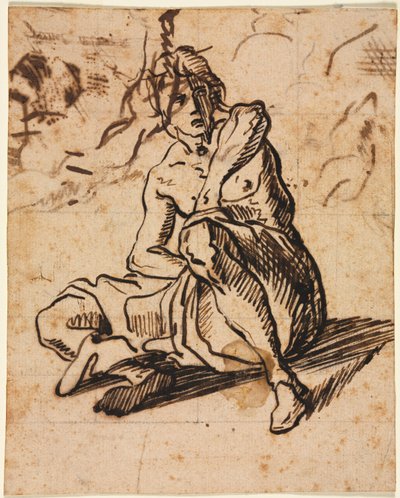 Seated Figure by Unknown artist