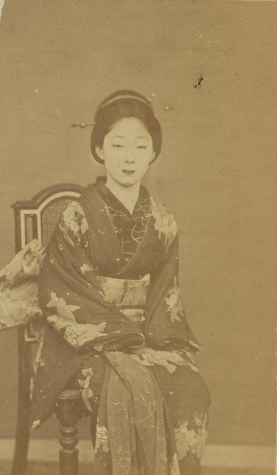 Seated Japanese Woman by Unknown artist
