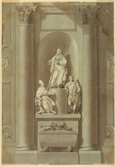 Sepulchral Monument of the Last Three Stuarts by Unknown artist