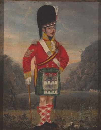 Sergeant, 92nd Highlanders, 1816 circa by Unknown artist