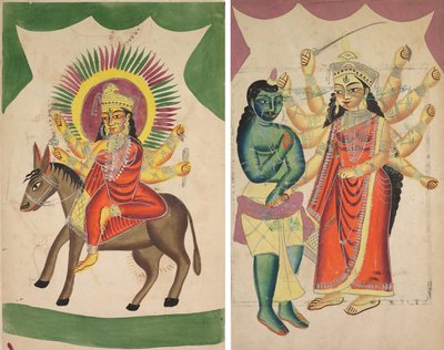 Sheetaladevi: The Smallpox Goddess; Durga by Unknown artist