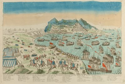 Siege of Gibraltar, 1782 by Unknown