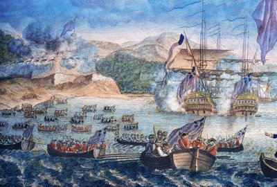 Siege of Louisbourg by Unknown artist