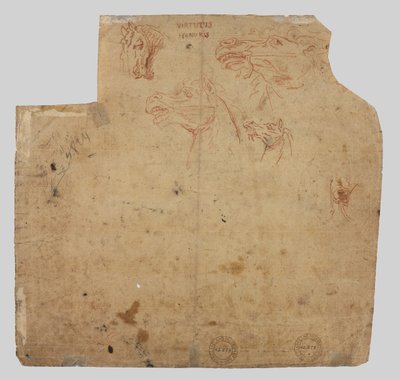 Sketches of Horses by Unknown artist