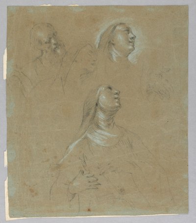 Studies for Holy Figures by Unknown artist