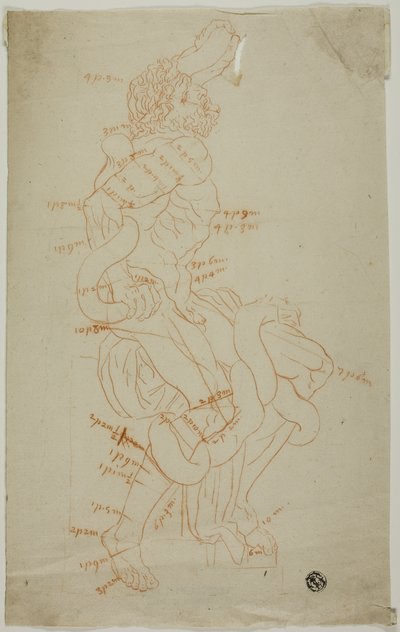 Study After Laocoon Sculpture by Unknown artist