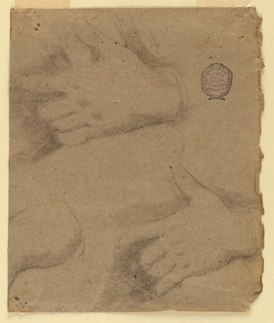 Study: Three Left Hands by Unknown artist