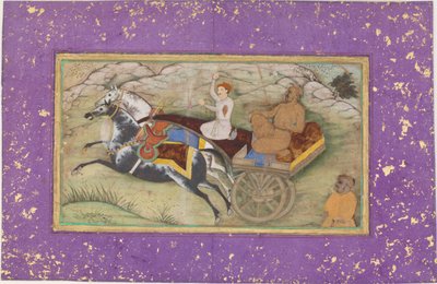 Sultan Salim in a Carriage by Unknown artist