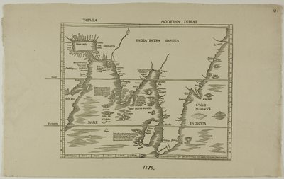 Modern Map of India by Unknown artist