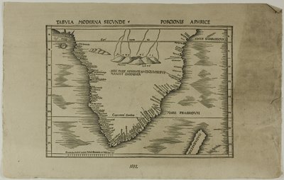 Modern Map of the Second Portion of Africa by Unknown artist