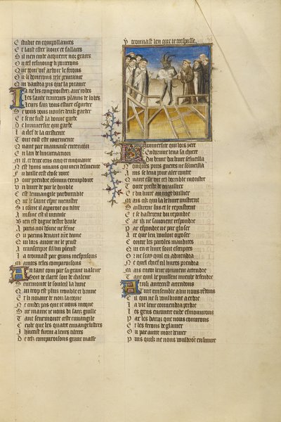 The Antichrist before Scholars and Monks by Unknown artist