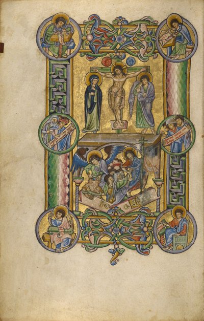The Crucifixion and The Harrowing of Hell by Unknown artist