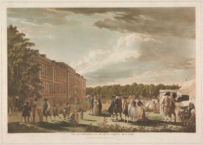 The Encampment in the Museum Garden by Unknown artist