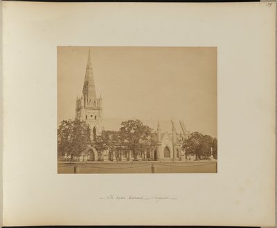 The English Cathedral, Singapore by Unknown artist
