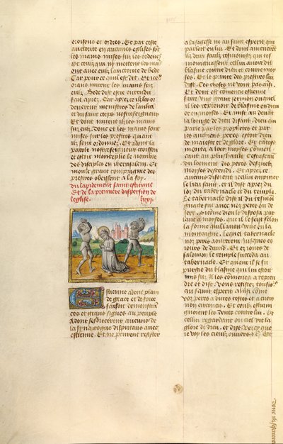 The Stoning of Saint Stephen by Unknown artist