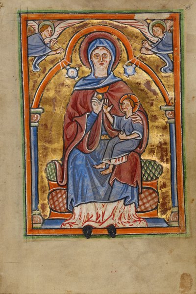 The Virgin and Child Enthroned by Unknown artist
