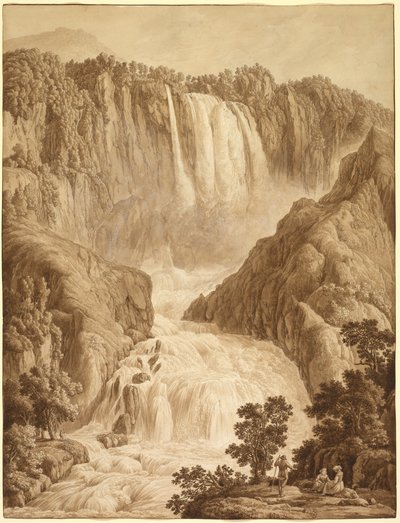 The Waterfall of Marmore at Terni by Unknown artist