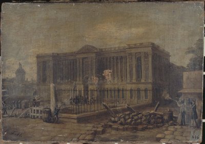 The Attack on the Louvre, July 29 by Unknown artist